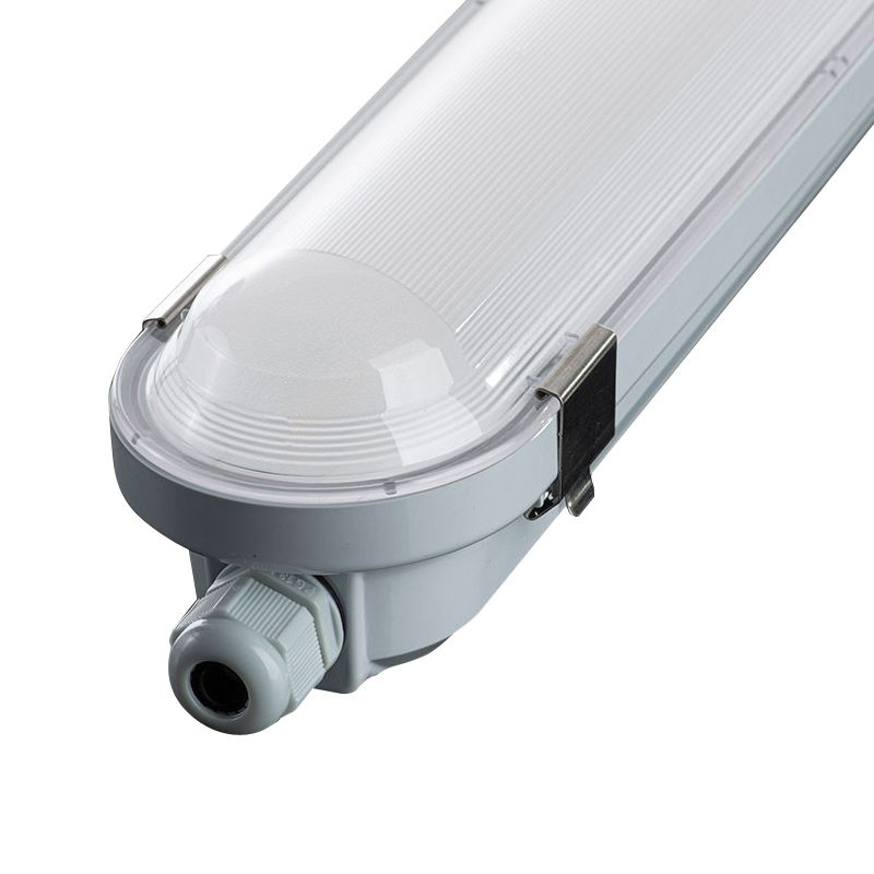 LED Feuchtraumleuchte Duster (1500) - 29-52W, 4550-7500lm, 4000K, IP66, CRI 80, 160°, grau, nicht dimmbar, L=1500mm, B=85mm, H=80mm