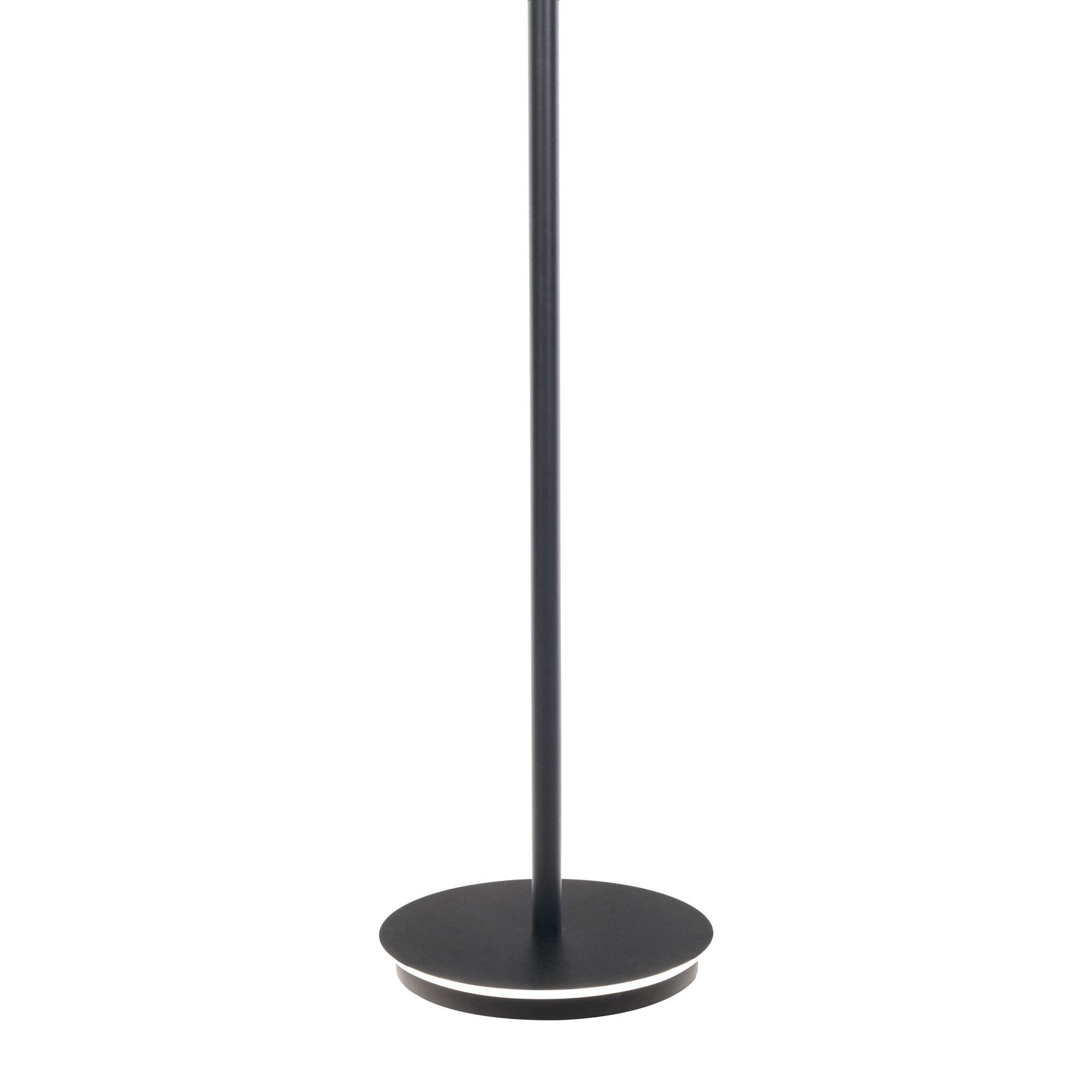 LED-CCT Stehleuchte  SAMIRO  inkl. Lesearm H: 180cm schwarz - IP20, LED-Modul, Schwarz