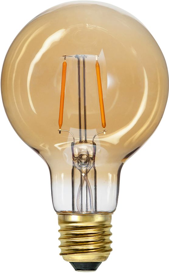 LED Leuchtmittel E27 G80 Plain Amber - E27, 80Lm, 2000k, 0.75W, 220-240