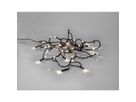 LED crispy white, Lichterkette, 40 LEDs - Schwarz, 3000K, 280cm