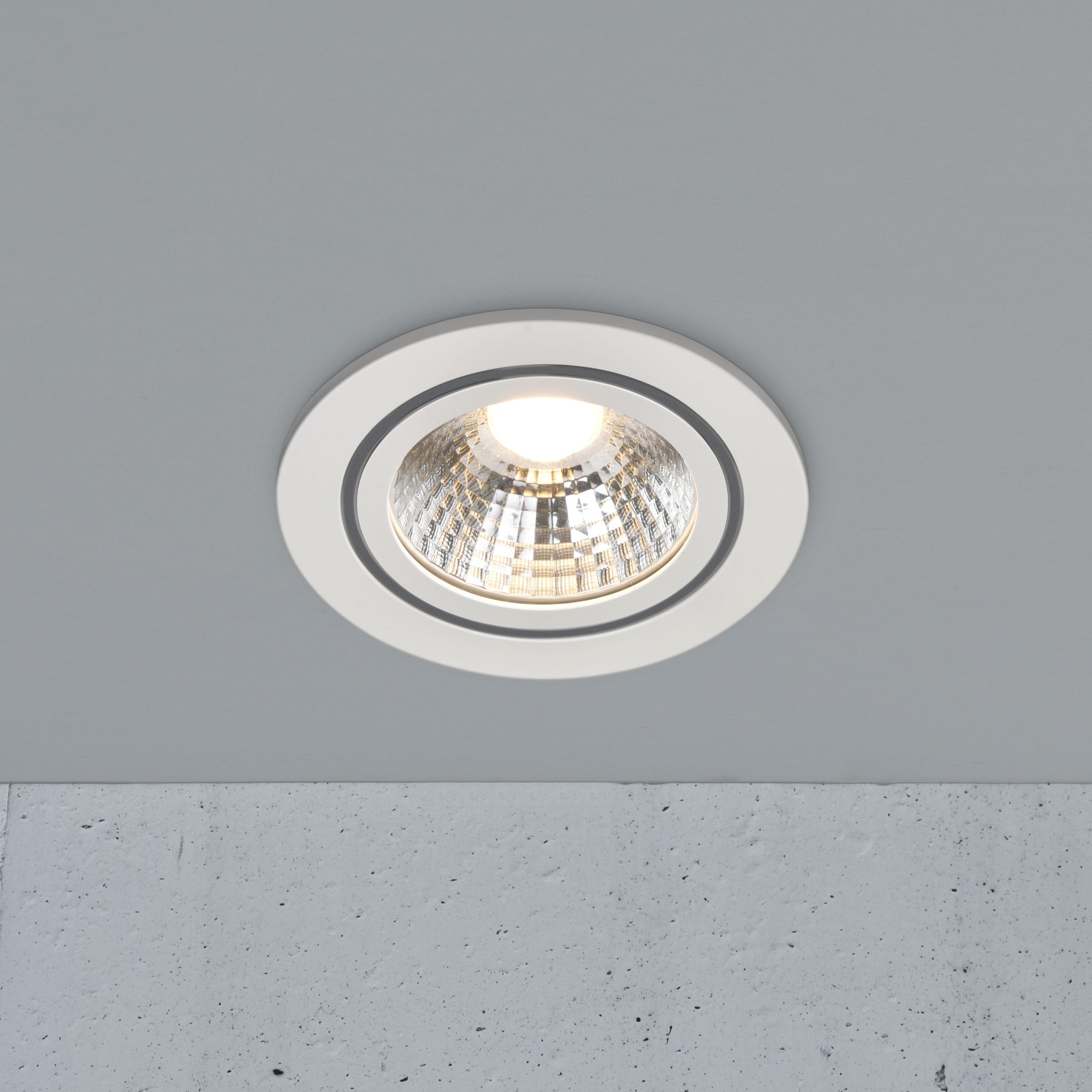 Alec  1-Kit Downlight Weiss - IP44, LED Modul