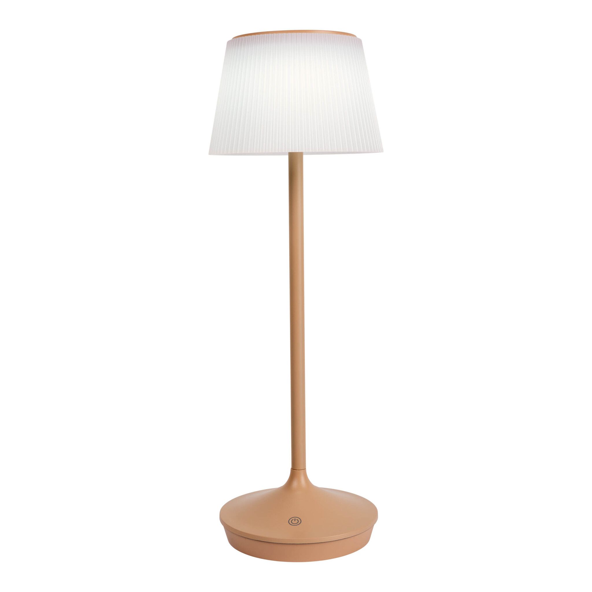 Solar- Akkutischleuchte EMMI almond inkl. CCT  Touch H: 38 cm - LED-Modul, 3W, IP44