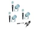 LED Gartenstrahler 3er Set  KOLIBRI (4W) - 3x4W, 3x 370lm, 2700K, IP67, CRI 80, 40°, alu. eloxiert, nicht dimmbar, D=46mm, L=48mm