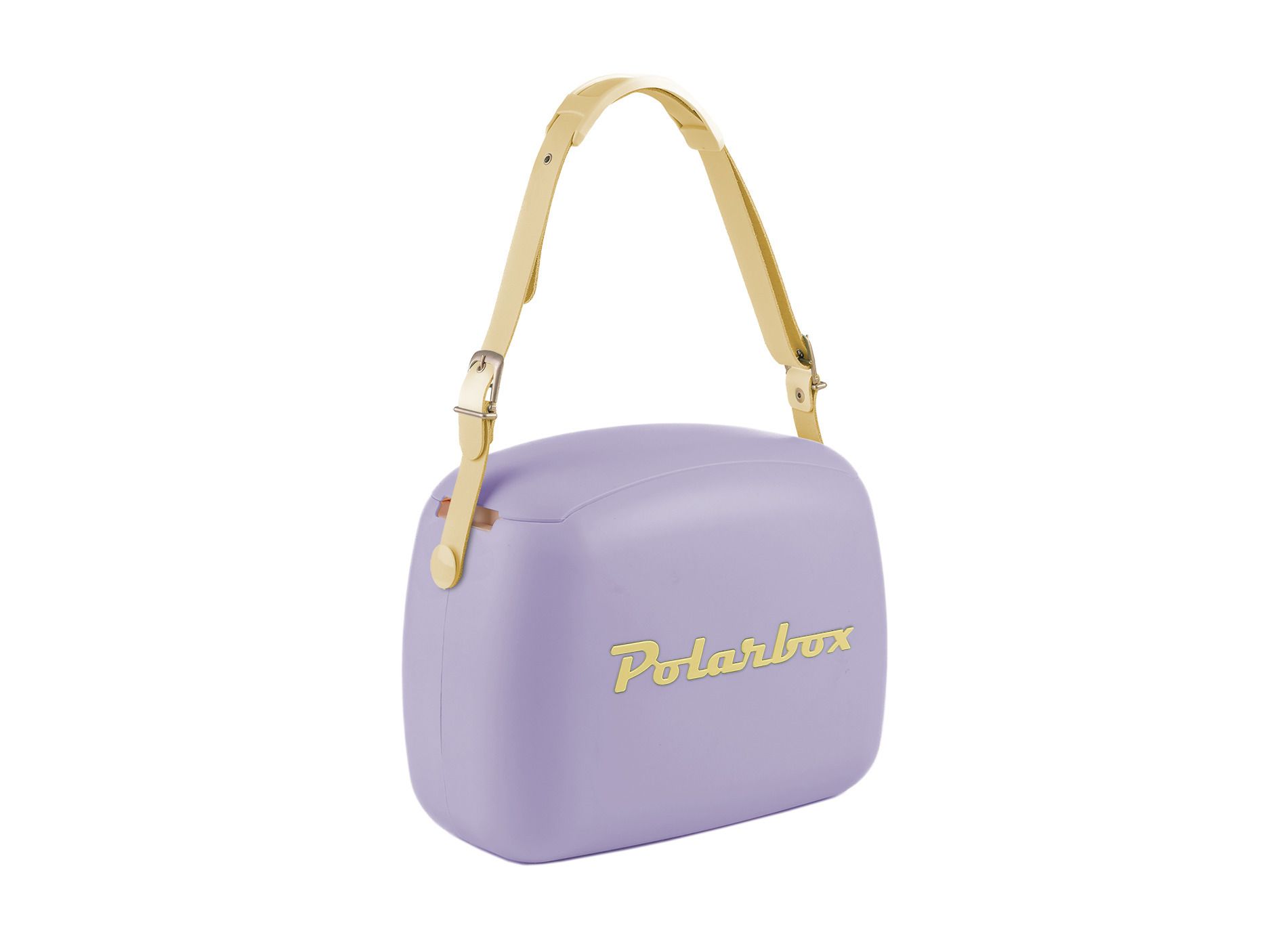 Polarbox CoolerBag lila 6l inkl. 2 Frischhalte-Dosen lila & gelb - Kühlbox, 6l, Vintage Design