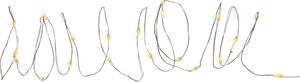 Lichterkette Dew Drop - IP20, Warmweiss & Multi, 100 LED