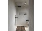 IP S4, Wandleuchte, Gebürsteter Stahl - GU10, max. 8W LED, IP44