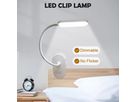Akku Tisch- Clipleuchte USB/C - 5V DC (USB-C), 2.5W, 160lm, 4000K, 3 Step dimming, weiss