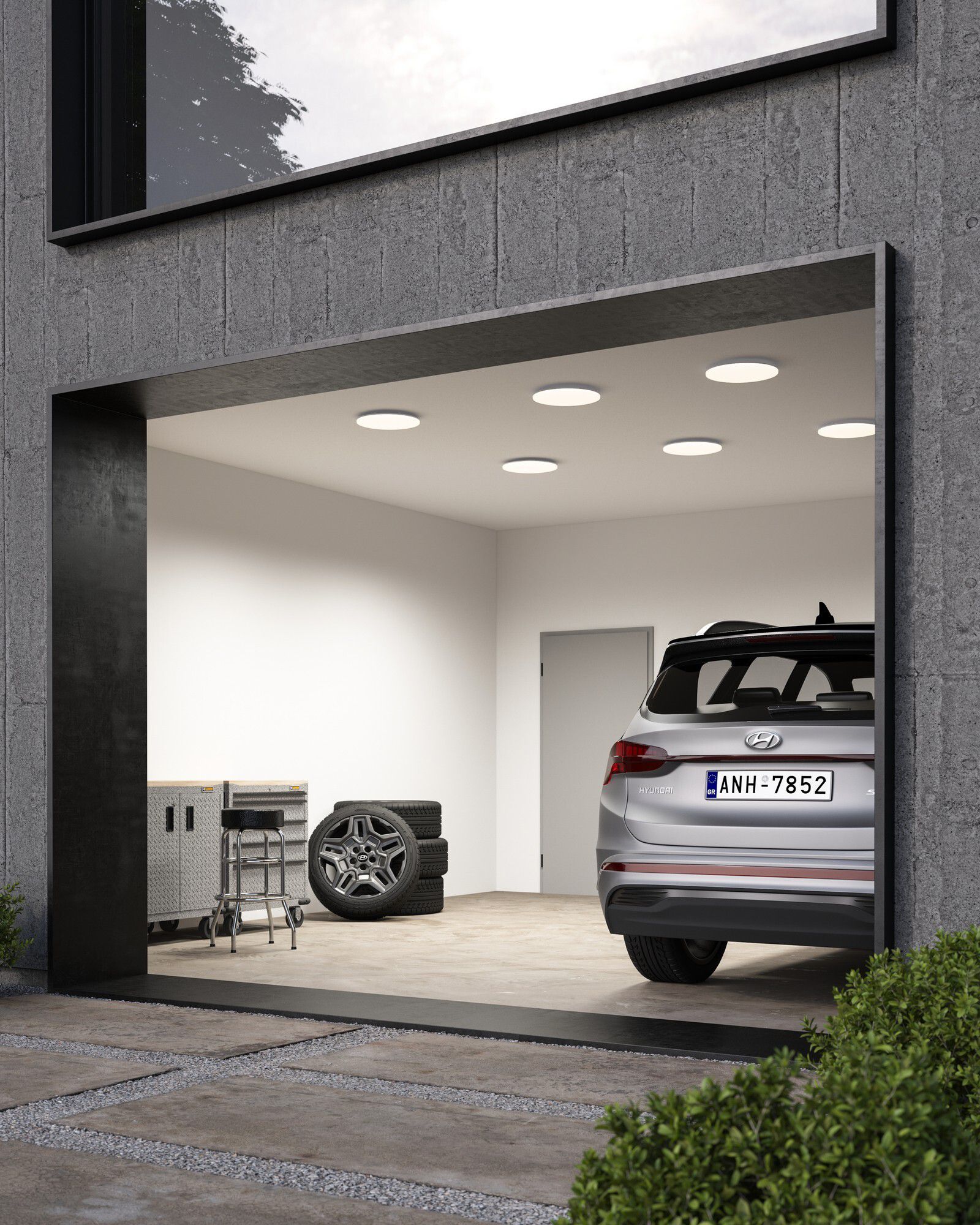 Vic 35, Deckenleuchte, Built-In, 4000K, Weiss - Vic 35, Deckenleuchte, Built-In, 4000K, Weiss