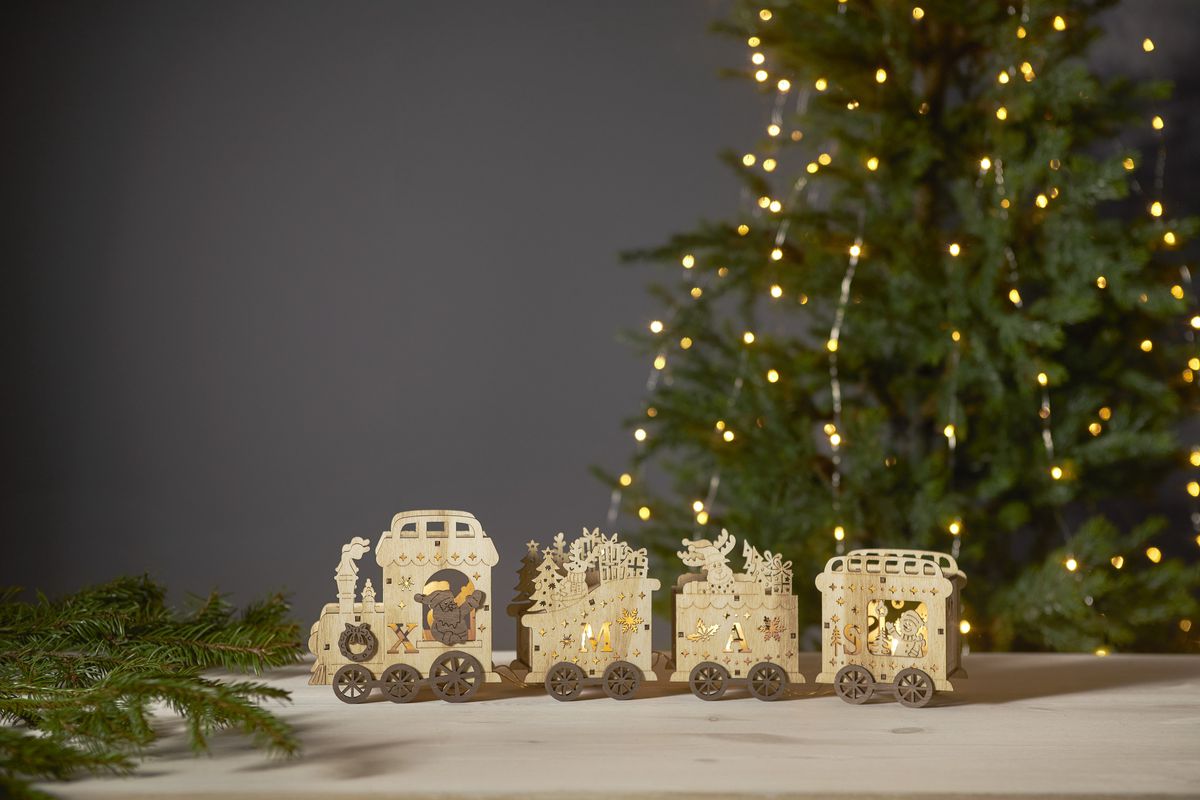 Kerzenständer Yuletide - IP20, Warmweiss, 4 LED's