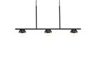 Contina, 3-Pendelleuchte, Schwarz - G9, max. 5W, IP20