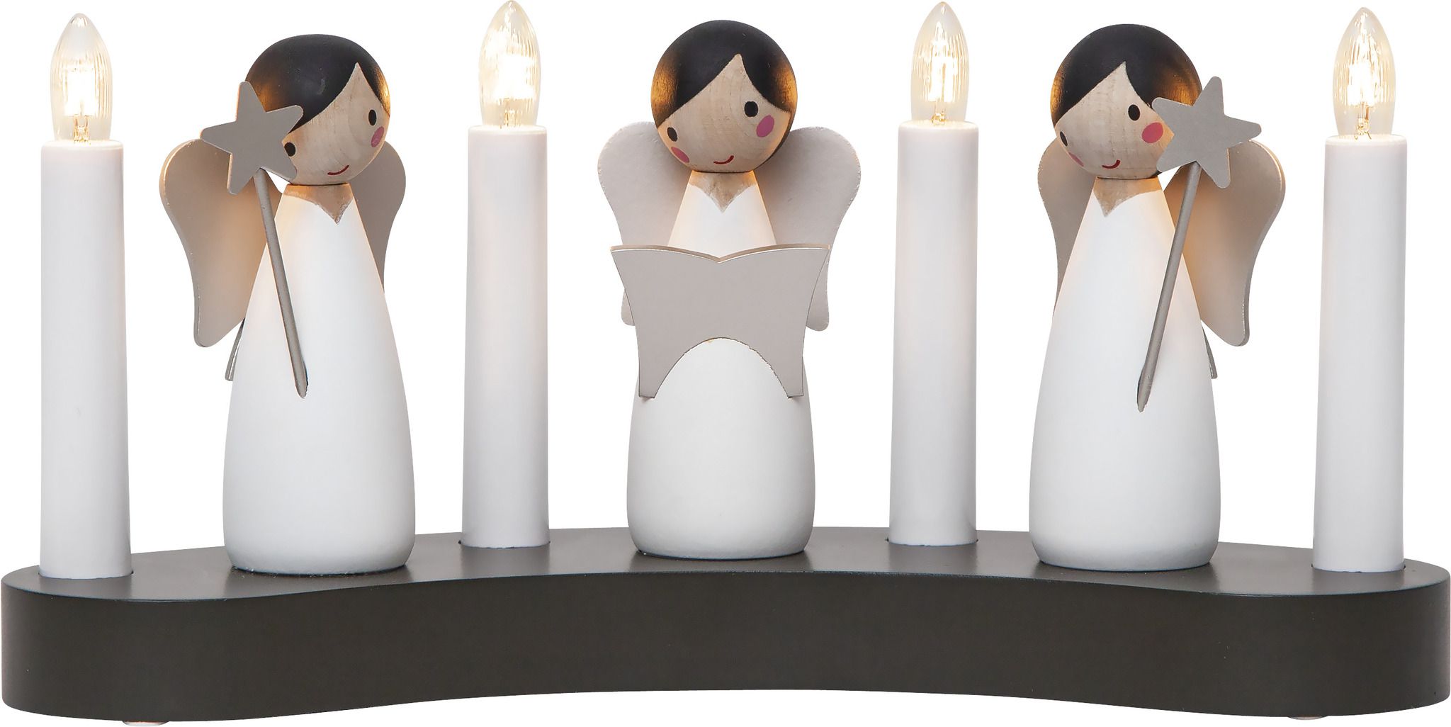 Kerzenständer  Angel choir - IP20, Warmweiss, 4 LED