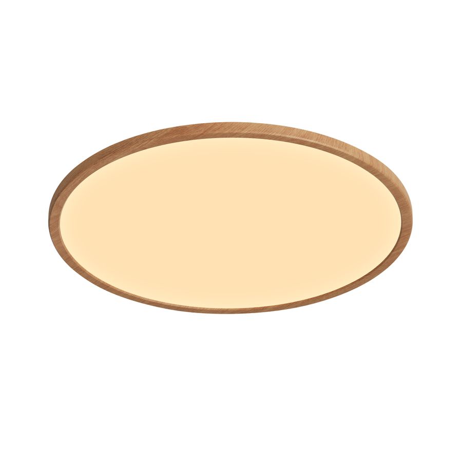 Oja 42 - IP20 2700K Step-Dim Deckenleuchte Holzfolie