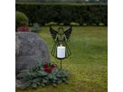 LED Memorial Kerze Flamme Deco - Indoor, Outdoor, Schwarz, 48.00 cm Höhe, Timerfunktion
