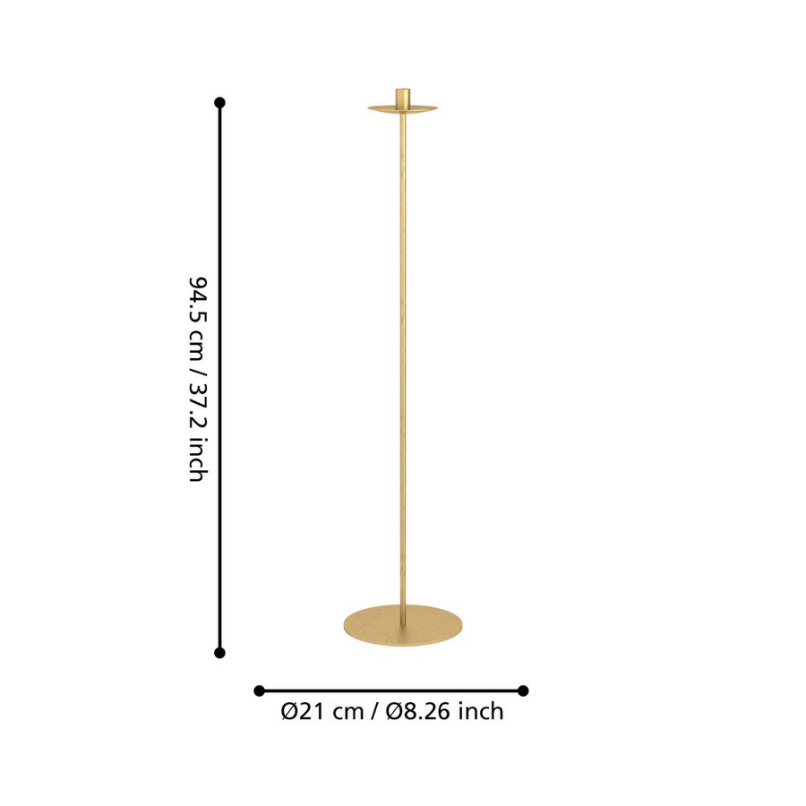 KERZENHALTER H-945 GOLDTENGGARONG - KERZENHALTER H-945 GOLDTENGGARONG