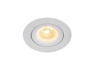 LED Einbaudownlight ALIKI - 8W, 560lm, 2700K, IP44, CRI 90, weiss, dimmbar, D=96mm, H=45mm, BL=83mm
