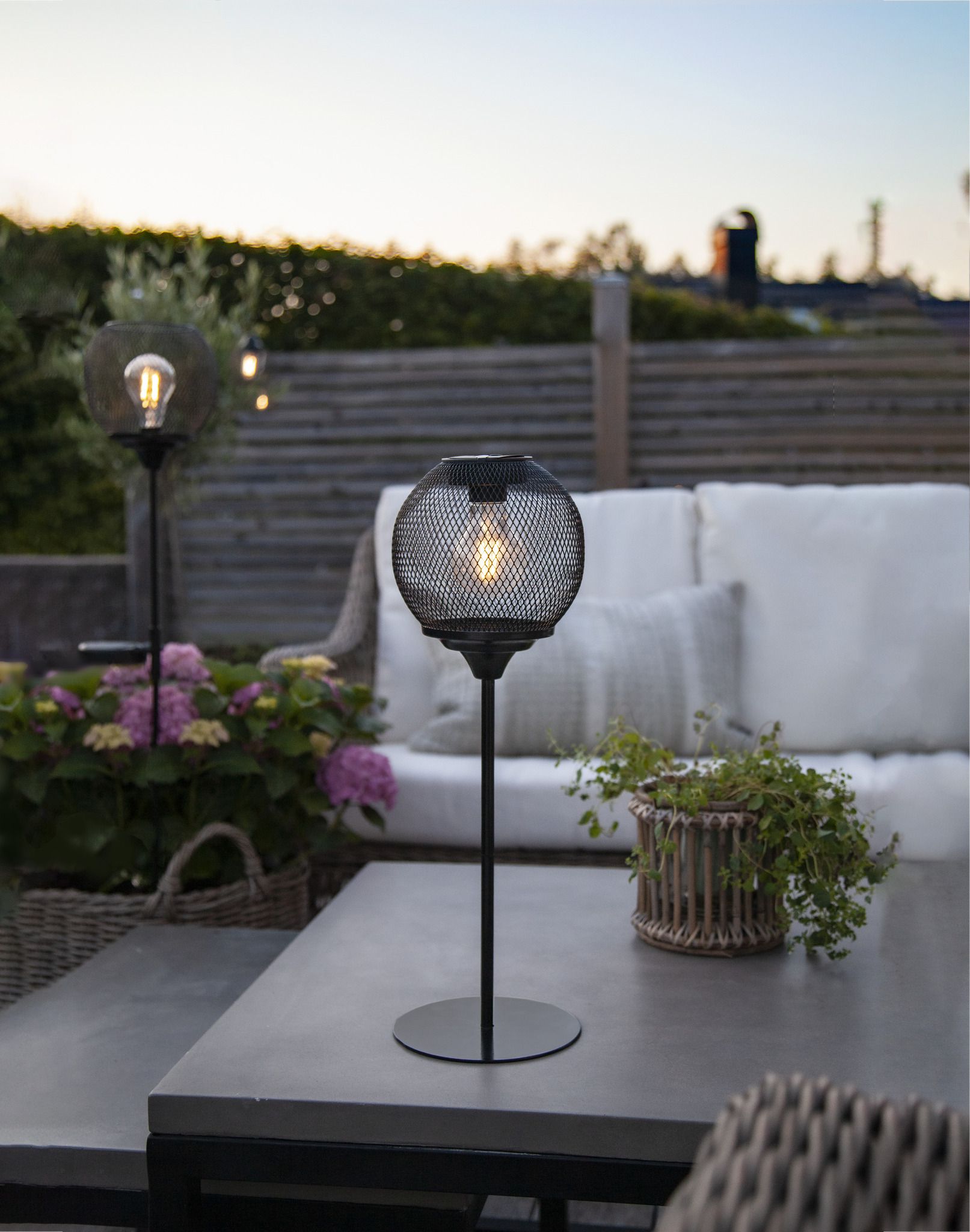 Solar Decoration Sunlight - Table - IP44, Warmweiss, Dämmerungssensor