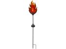 Solar Decoration Melilla Flame - IP44, Bernstein, Dämmerungssensor