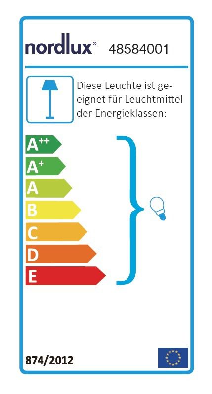 Ellen, Stehleuchte, Weiss - E27, max. 40W, IP20