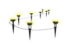 24V RGB Smart Mini Gartenspot 9x - 24V DC, 5W, IP65, 36°, anthrazit, inkl. Spike