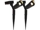 Faretto solare spot 2-p power spot - Schwarz, Lichtfarbe Warmweiss