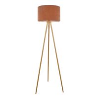 Stehleuchte  ARDITA  H: 152cm mocha mousse - IP20, E27, Braun