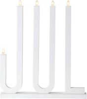 Kerzenständer JUL - IP20, Neutralweiss, 5 LED's