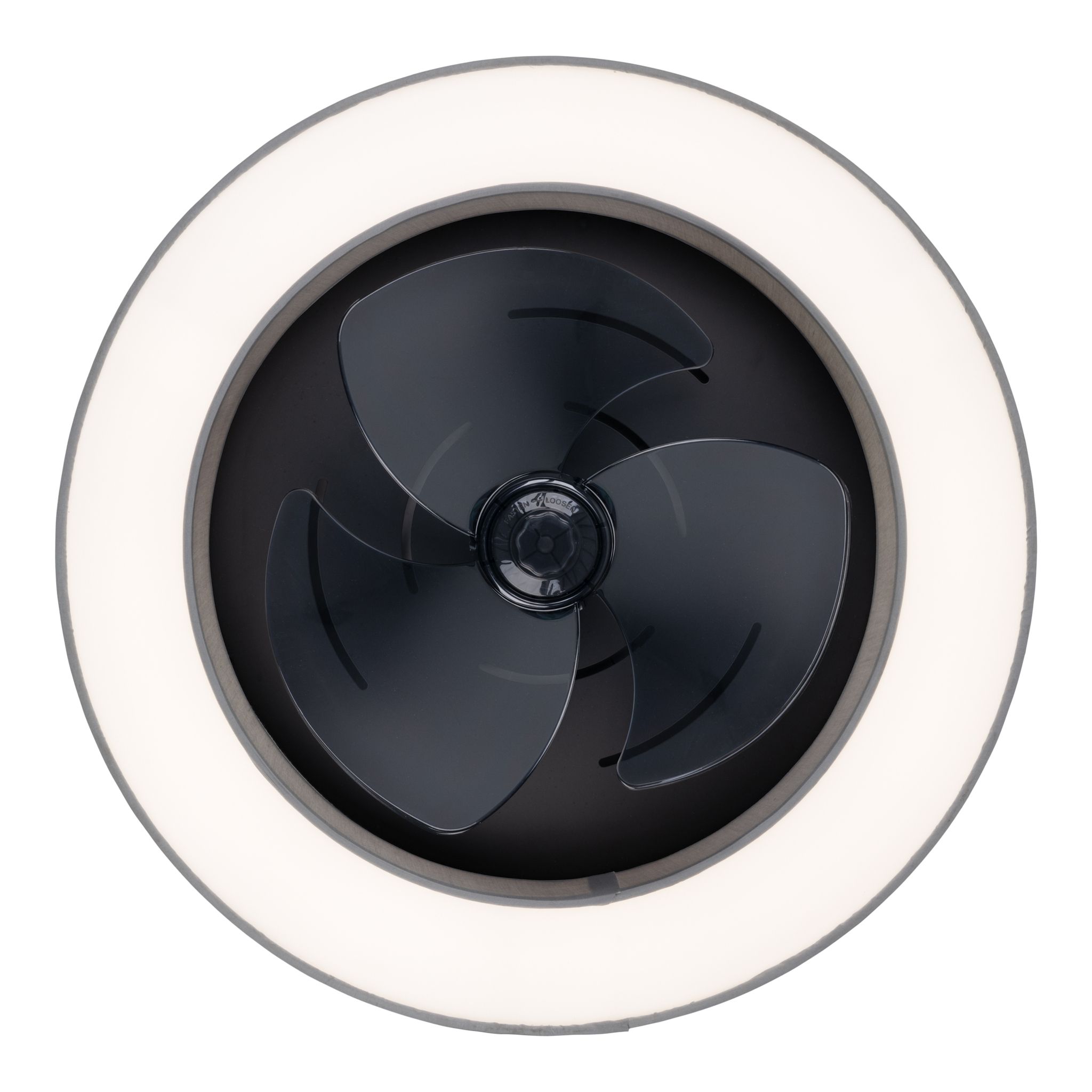 LED-CCT Deckenleuchte  VALENTO  inkl. Ventilator : 51cm grau - IP20, LED-Modul, Grau