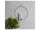 Indoor Decoration Flamme Wall - Indoor, Messing, 34cm Höhe, Timerfunktion
