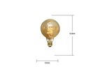 LED Leuchtmittel E27 G95 Decoled Spiral Amber - E27, 150Lm, 2000K, 3.2W, 220-240V AC
