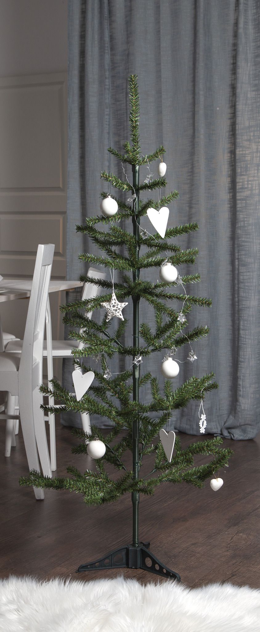 Künstlicher Weihnachtsbaum Jylle - Grün, keine Lämpchen, 140cm Höhe