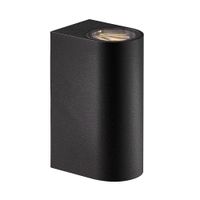 Asbol, Wandleuchte, Schwarz - 5W LED, 3000K, IP44, 230V