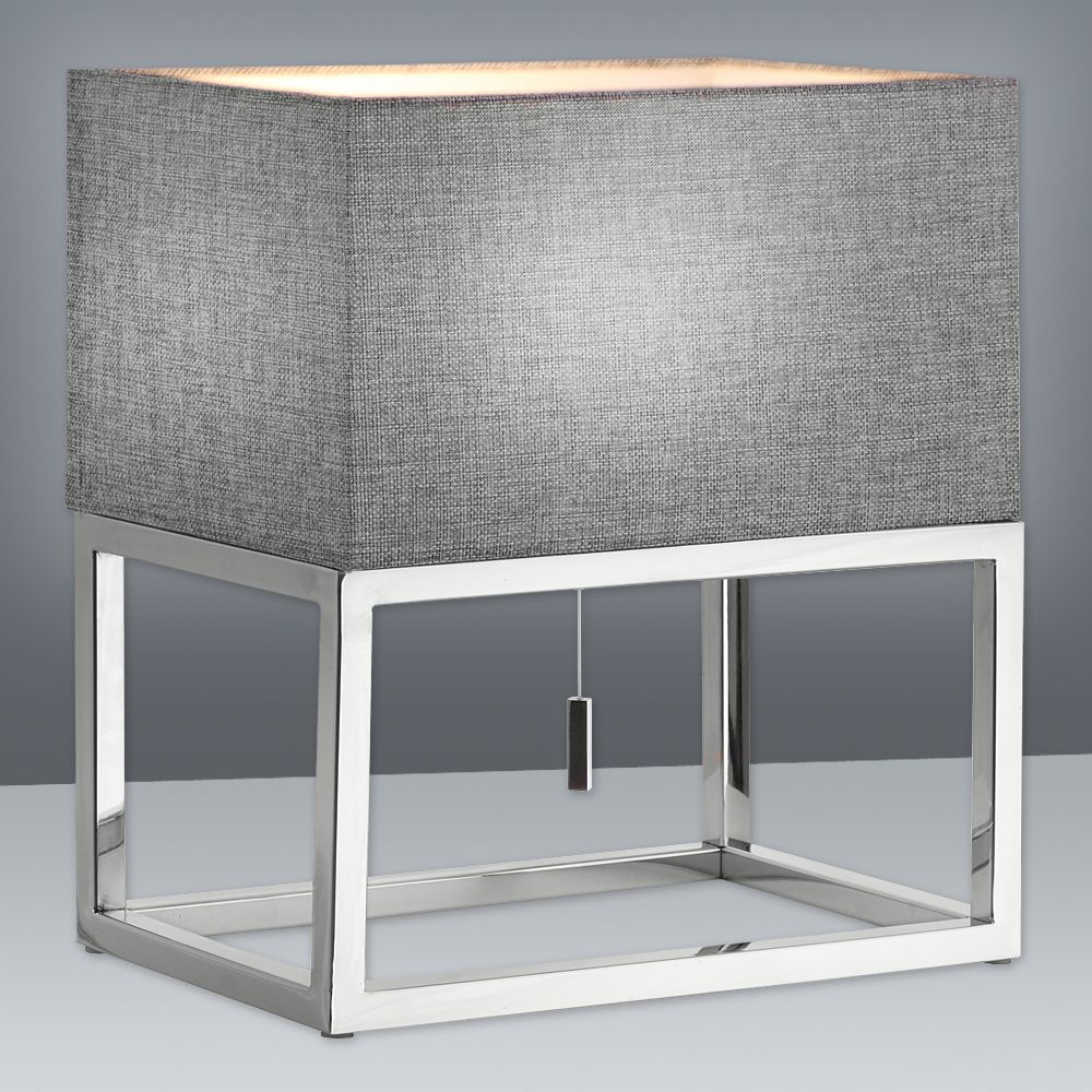 Tischleuchte mit Textilschirm Alfa - E27, 60W, IP20