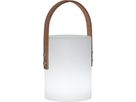 Outdoor-Laterne LUCIE - Weiss, 34 x 17 cm, warm&kaltweiss, wiederaufladbar