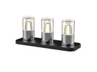Kristy, Deko TL, 3er Set - Chrom, incl. Ladestation u. 1m USB Kabel, IP44, 5V,  0,48 W, 60 Lm, 2200 K -3000K, dimmbar