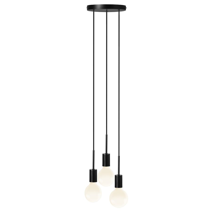 Paco, Pendelleuchte, Schwarz - IP20, E27