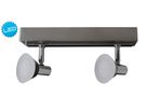 2er LED-Deckenspot Jericho - LED fest verbaut, 3000K, warmweiss