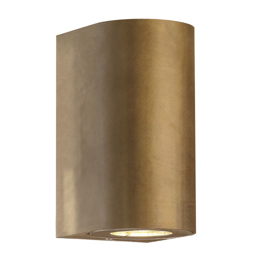 Canto maxi 2, Wandleuchte, Messing - GU10, max. 2x28W, IP44