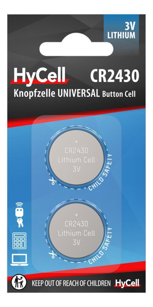 Lithium Knopfzellen CR2430 - Lithium Knopfzellen CR2430
