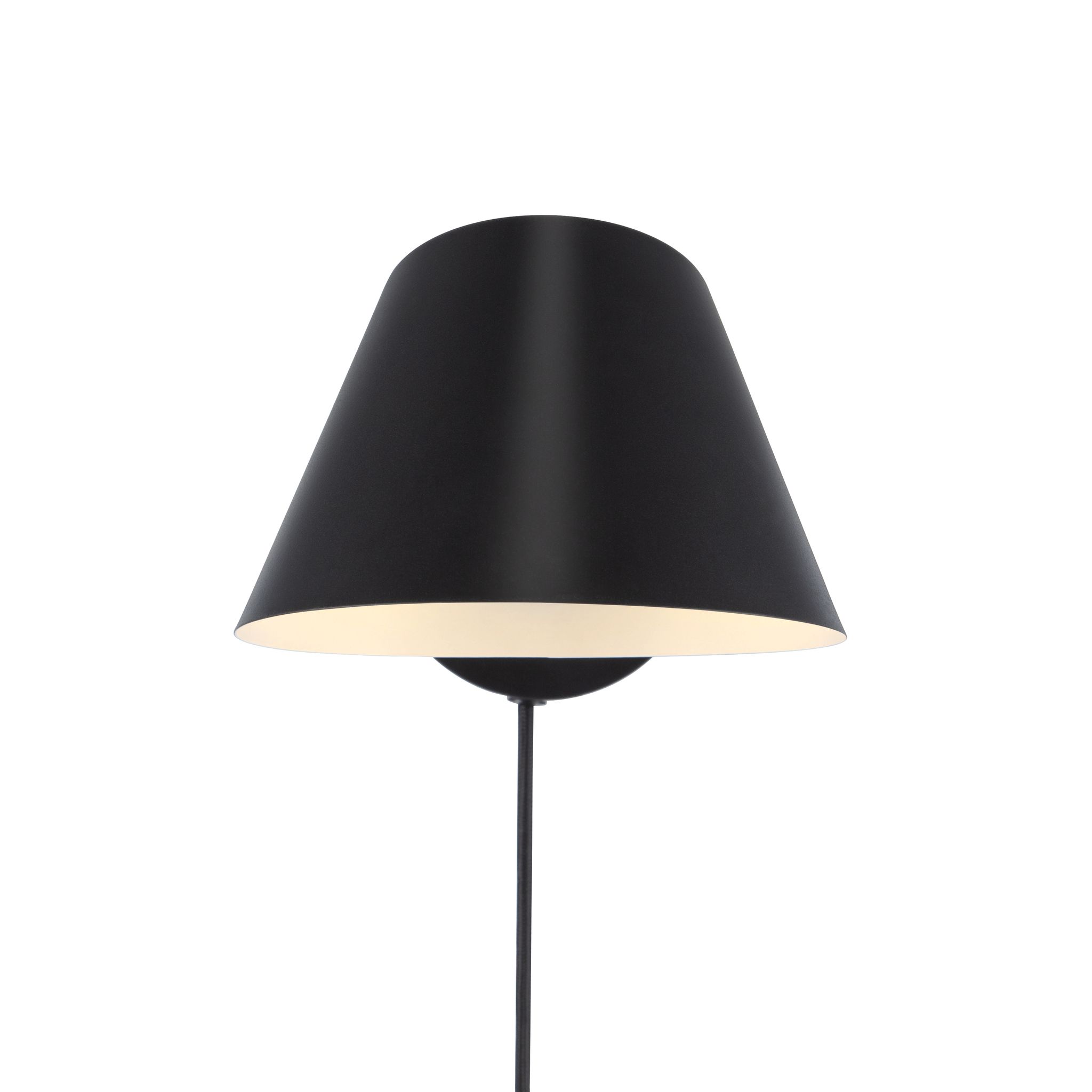Stay Short, Wandleuchte, Schwarz - E27, max. 60W, IP20