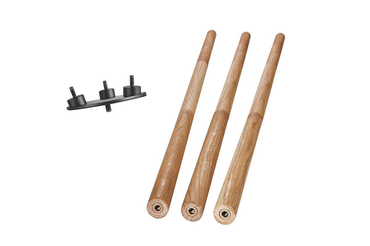 Kettle-Tripod 110, Holz Eiche - 3-Beinnfuss