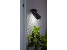 Solar Wand Laterne Wandy - Schwarz, Lichtfarbe Weiss
