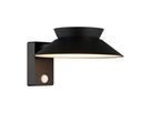 Solar-Wandleuchte Justina Schwarz - 5W, 3000K, 400lm, IP44