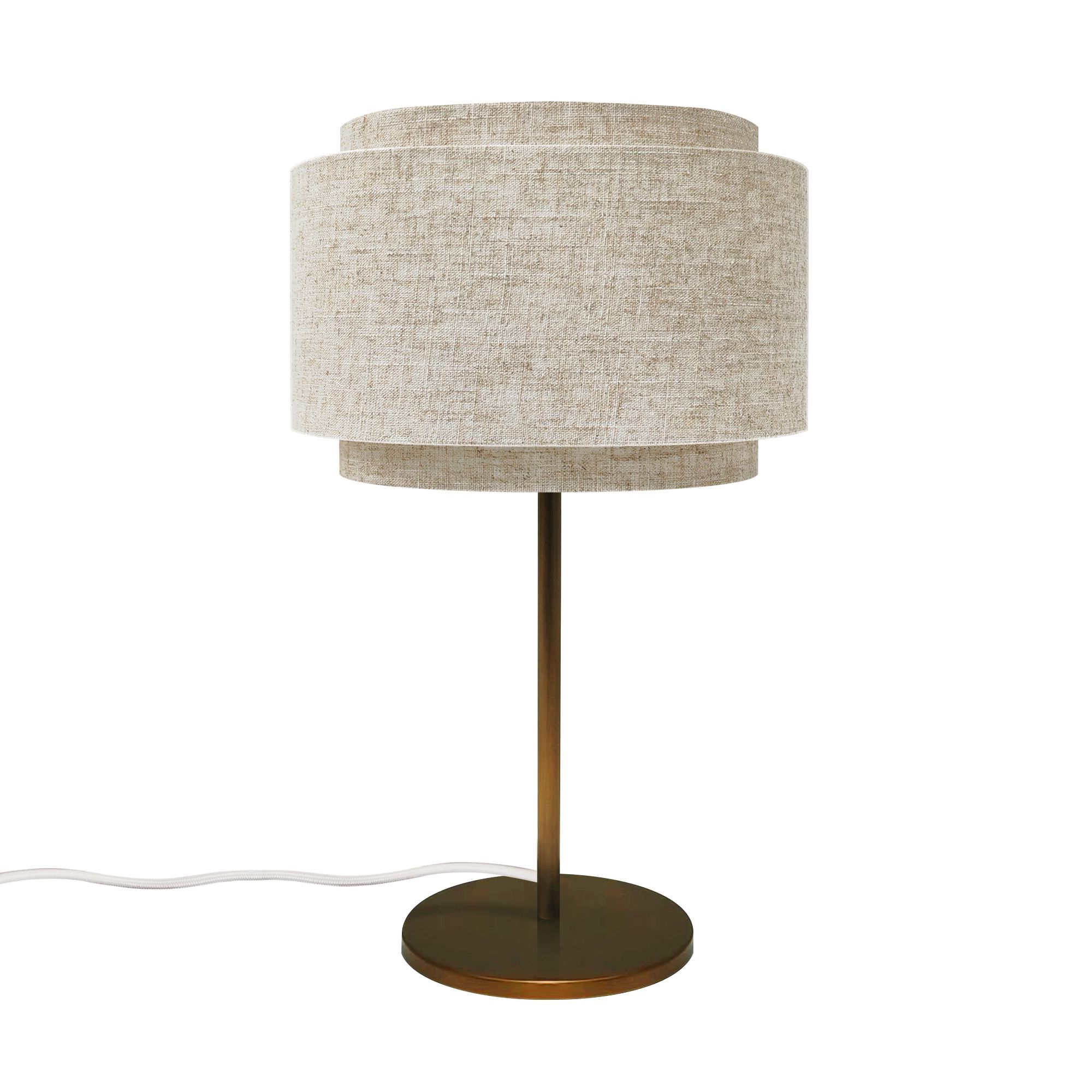 Tischlampe Takai Beige - E27, IP20, 230V