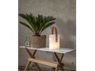 Outdoor-Laterne LUCIE - Weiss, 34 x 17 cm, warm&kaltweiss, wiederaufladbar