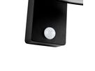Solar-Wandleuchte Justina Schwarz - 5W, 3000K, 400lm, IP44