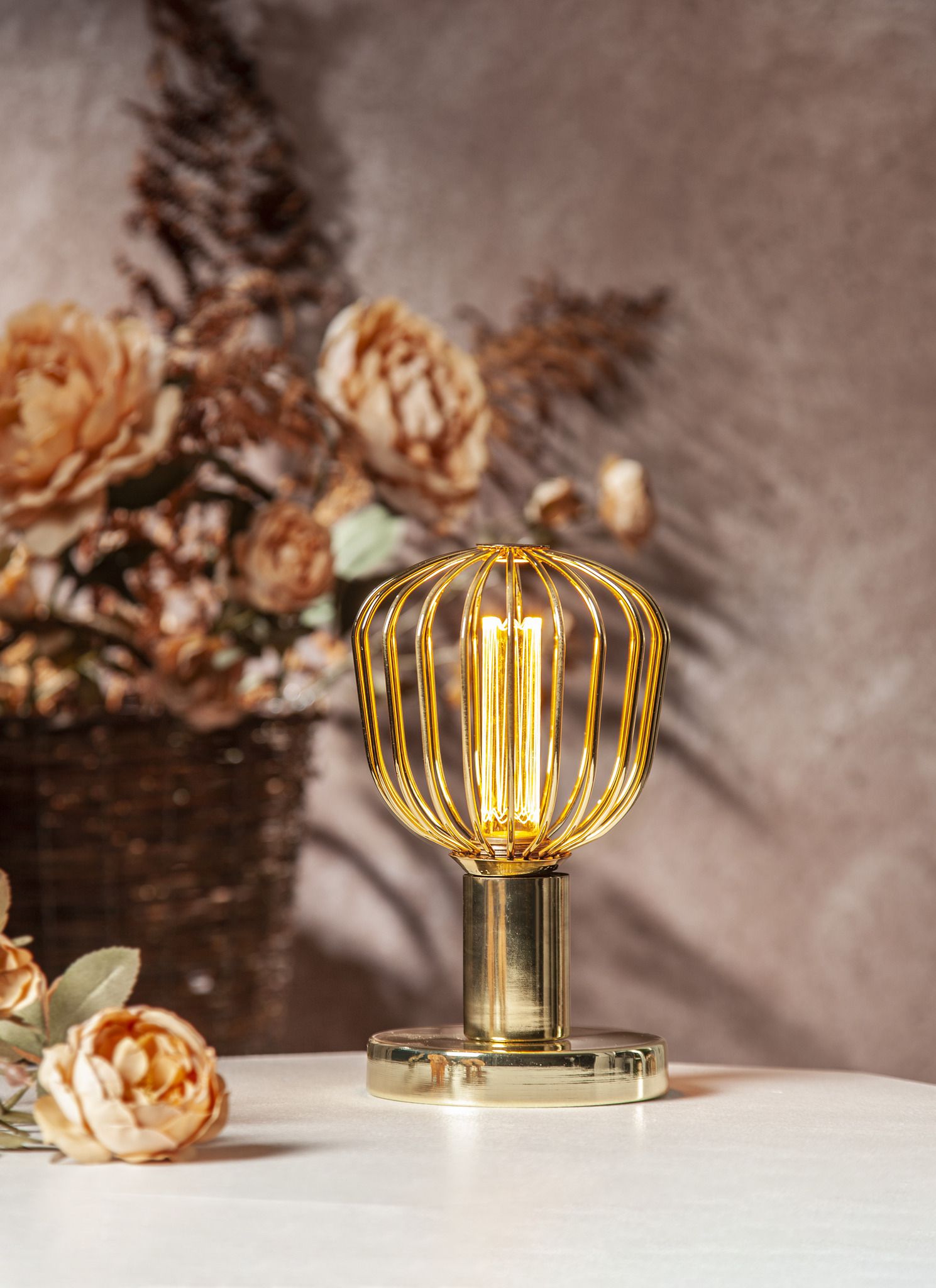 LED Leuchtmittel E27 G125 Decoled Metal - E27, 180lm, 1800K, 4.3W, 230V