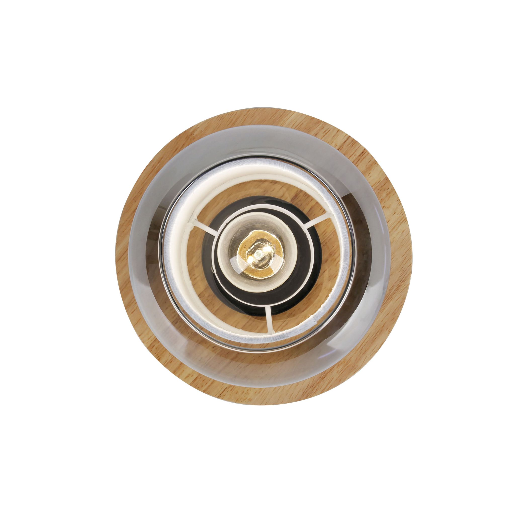 1er Wand-/Deckenspot TEXAS smokey - E27, IP20, 230V