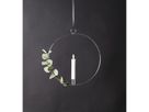 Indoor Decoration Flamme Ring - Indoor, Silber, 30cm Höhe, Timerfunktion