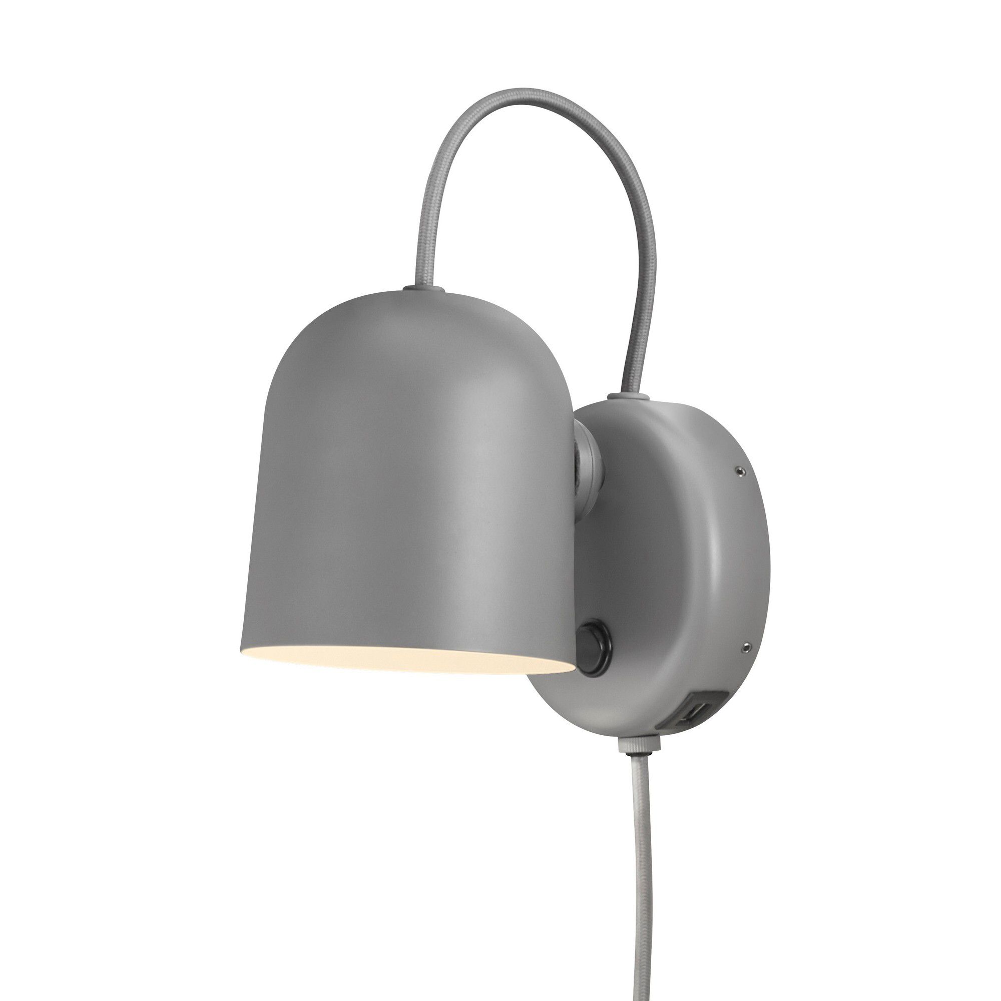 Angle, Wandleuchte, Grau - IP20, GU10