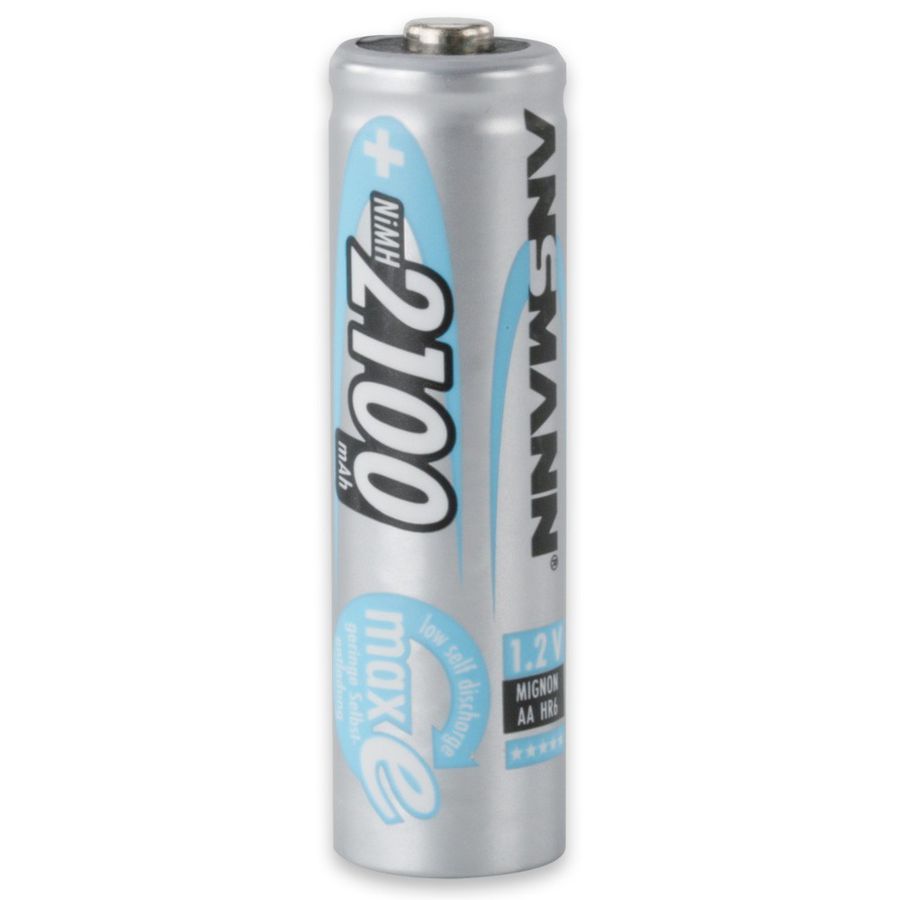 NiMH Akku Mignon AA 2100 mAh maxE - 1er Bulk offen
